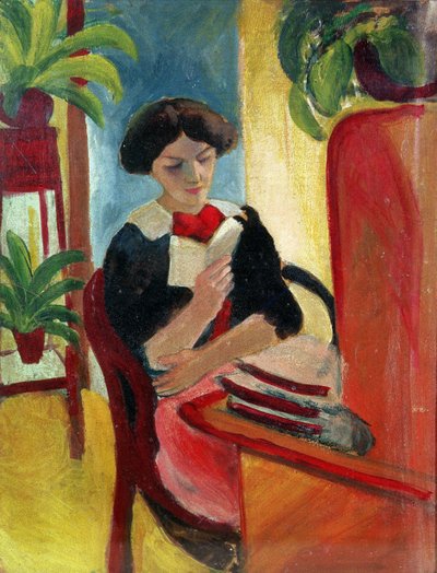 Elizabeth Reading by August Macke